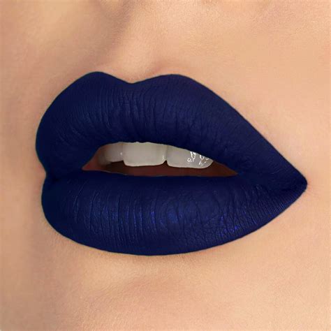 dark blue lipstick colors.